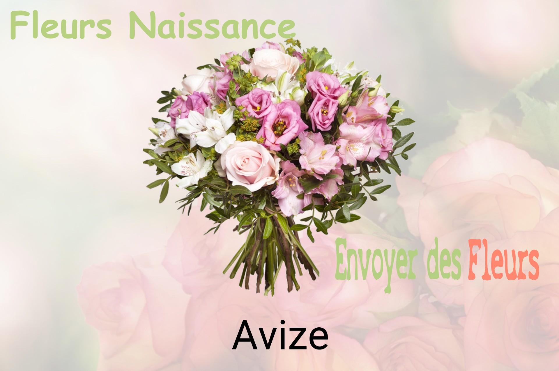 Bouquet de fleurs de naissance livré à Avize